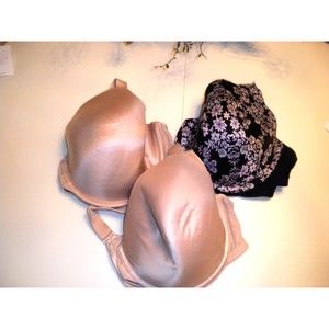 Set of 3 Catherines 48C Front Hook Padded Bras